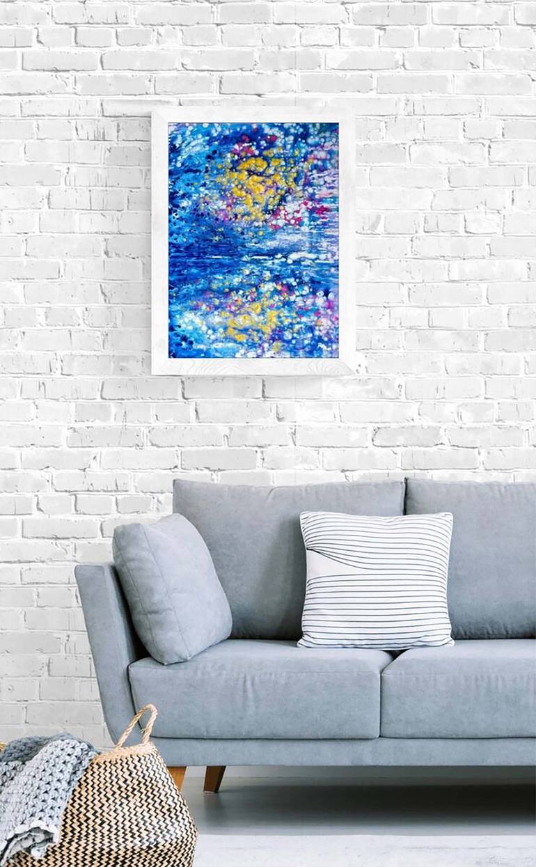 Original Abstract Landscape Painting by Diana  Dimova-TRAXI