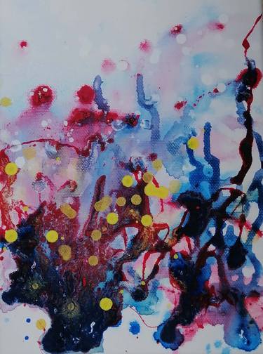 Original Abstract Expressionism Abstract Paintings by Diana Dimova -TRAXI