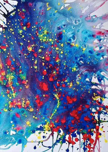 Print of Abstract Expressionism Abstract Paintings by Diana Dimova -TRAXI