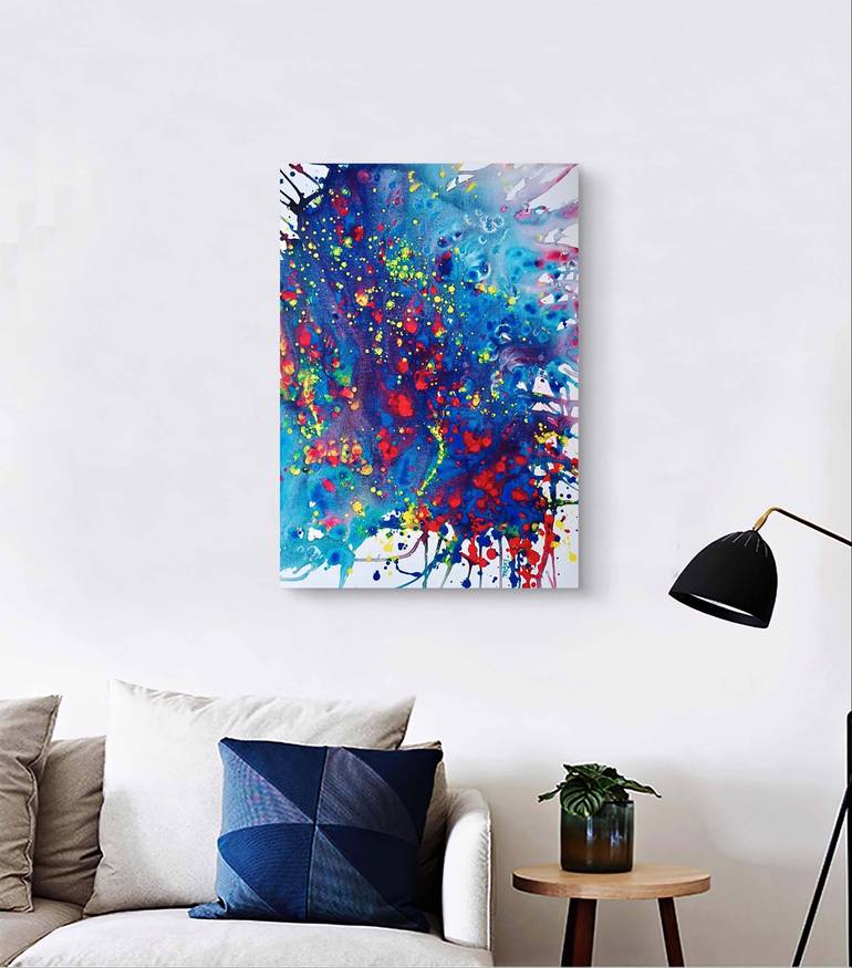 Original Abstract Painting by Diana Dimova -TRAXI 