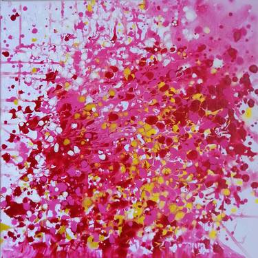 Abstract Rose Aroma- Red, Pink, Henri Matisse Inspired Art thumb
