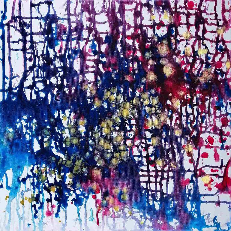 Original Abstract Expressionism Abstract Painting by Diana  Dimova-TRAXI