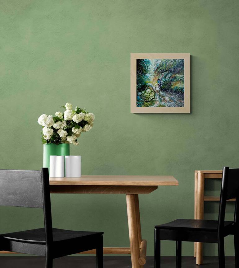 Original Impressionism Landscape Painting by Diana  Dimova-Traxi