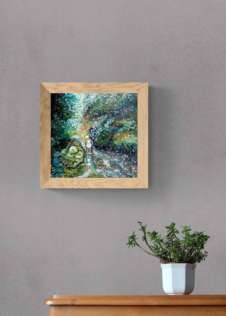 Original Impressionism Landscape Painting by Diana  Dimova-Traxi