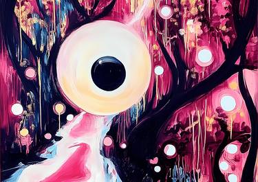 Original Abstract Expressionism Abstract Digital by Diana  Dimova-Traxi