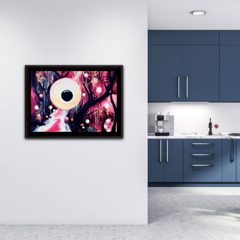 Original Abstract Expressionism Abstract Digital by Diana  Dimova-Traxi