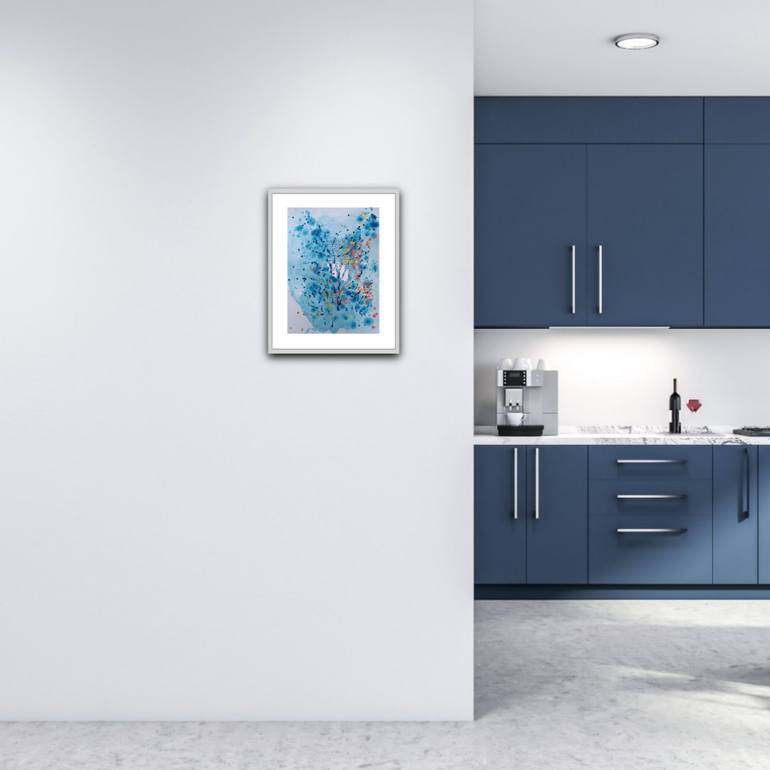 Original Abstract Expressionism Abstract Painting by Diana  Dimova-Traxi