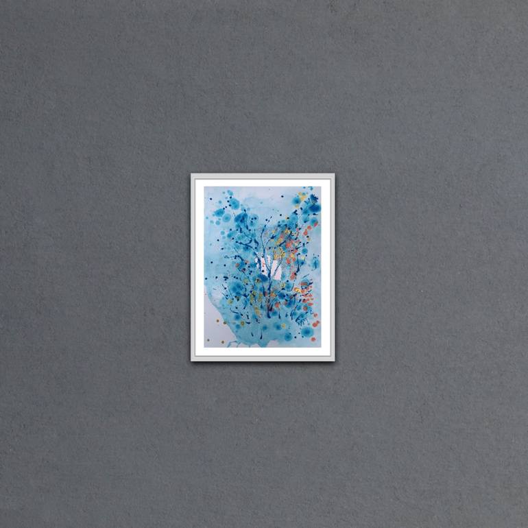 Original Abstract Expressionism Abstract Painting by Diana  Dimova-Traxi