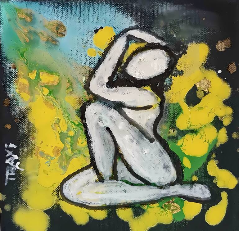 Print of Contemporary Women Paintings by Diana Dimova-Traxi