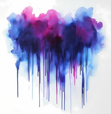 Original Abstract Expressionism Abstract Digital by Diana  Dimova-Traxi