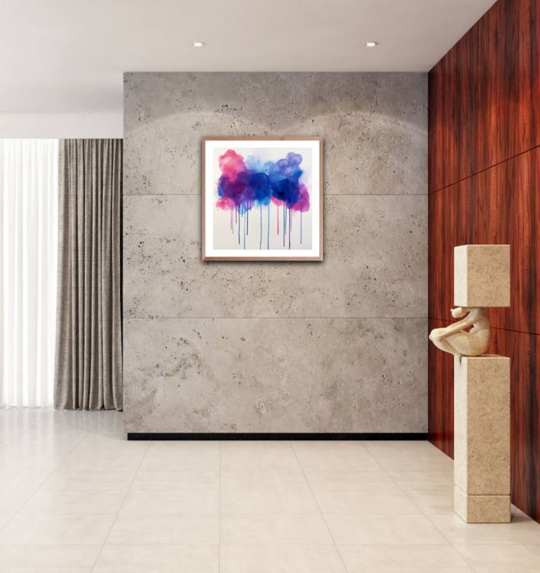 Original Abstract Expressionism Abstract Digital by Diana  Dimova-Traxi