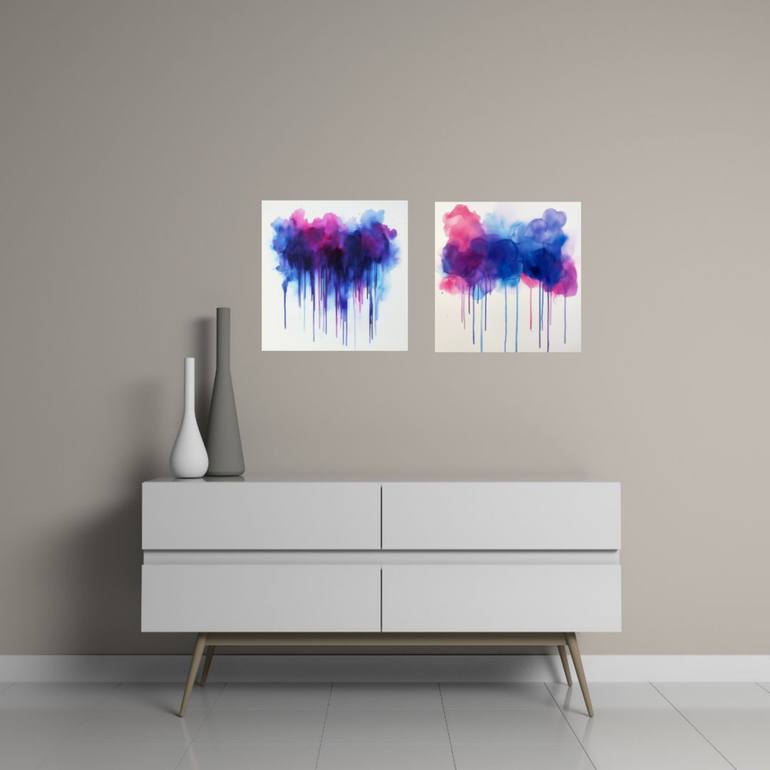 Original Abstract Expressionism Abstract Digital by Diana  Dimova-Traxi