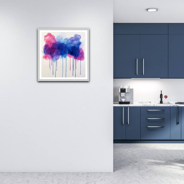 Original Abstract Expressionism Abstract Digital by Diana  Dimova-Traxi