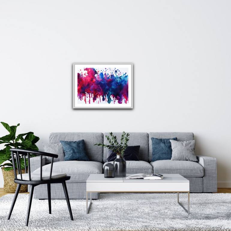 Original Abstract Expressionism Abstract Digital by Diana  Dimova-Traxi