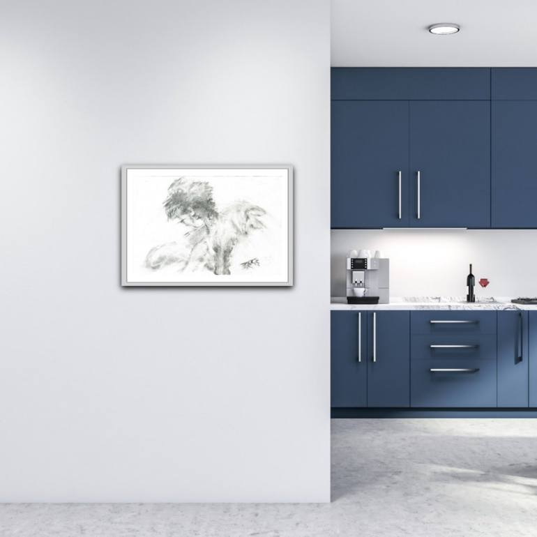 Original Contemporary Women Drawing by Diana  Dimova-Traxi
