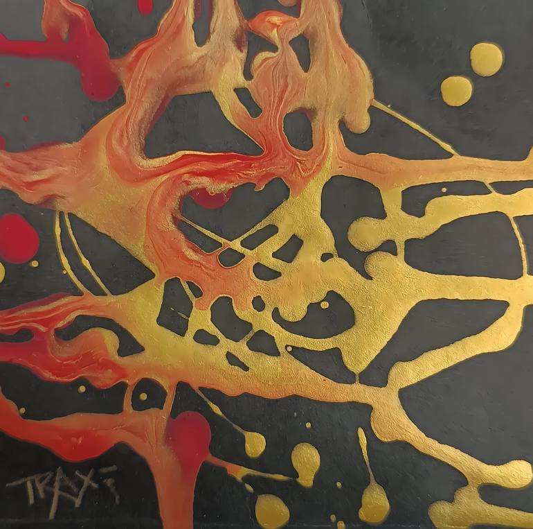 Original Abstract Expressionism Abstract Paintings by Diana  Dimova-Traxi