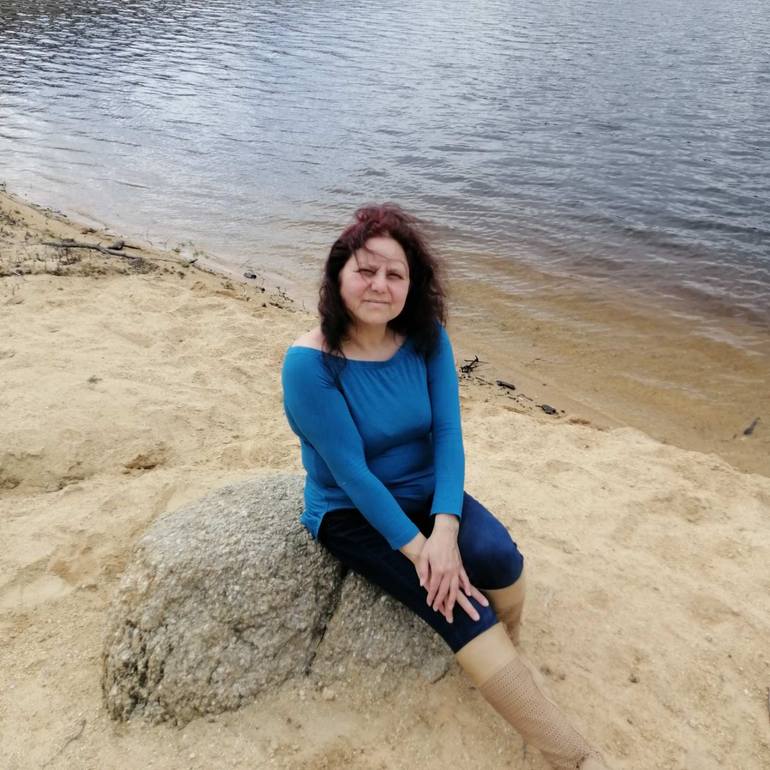 Original Abstract Expressionism Fantasy Painting by Diana  Dimova-Traxi