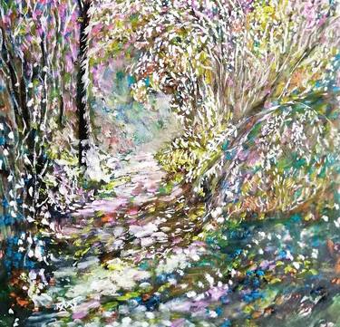 Magic Color Forest  Oil  Impressionism Painting thumb