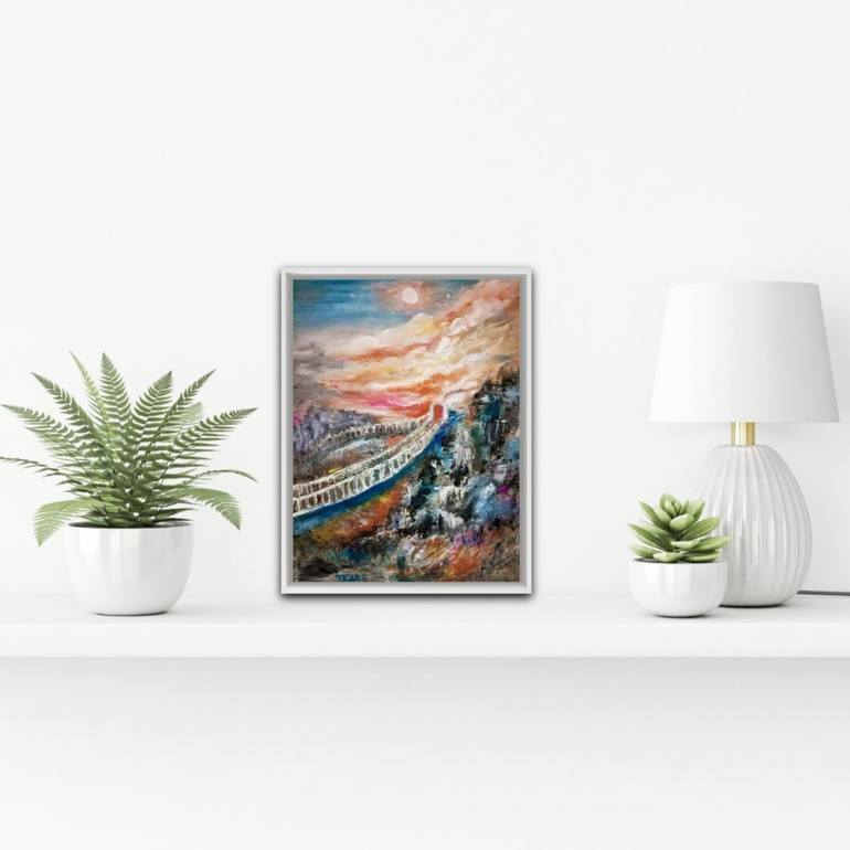 Original Impressionism Landscape Painting by Diana Dimova -TRAXI 