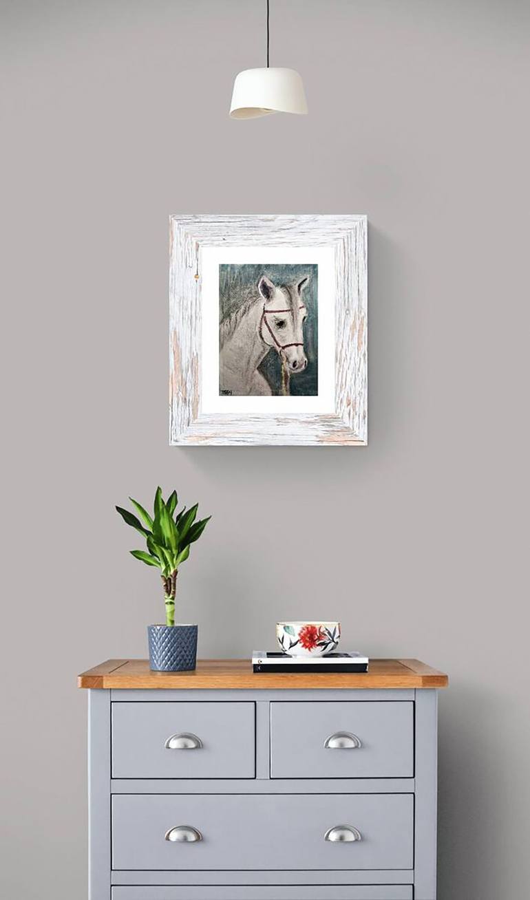 Original Fine Art Horse Painting by Diana Dimova -TRAXI 