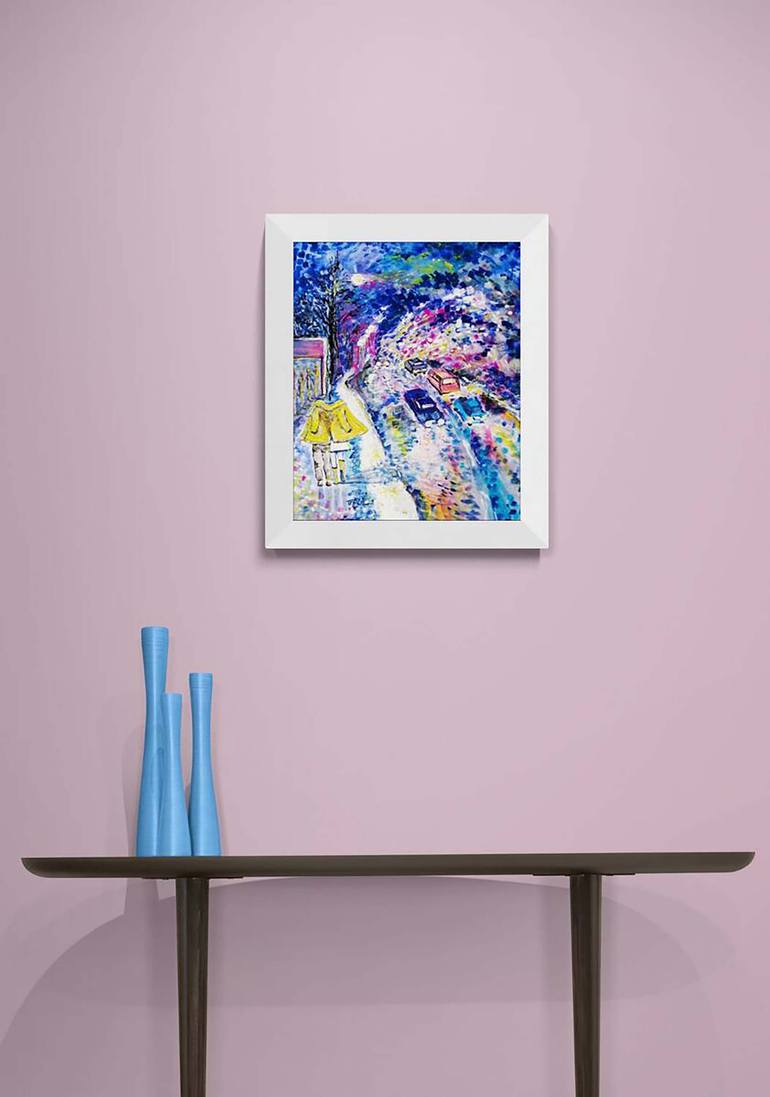Original Expressionism Love Painting by Diana  Dimova-Traxi