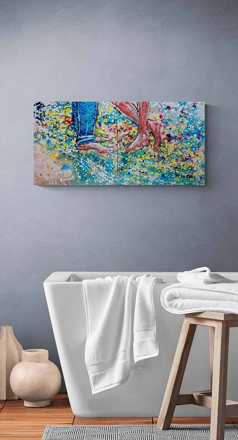 Original Abstract Expressionism Abstract Painting by Diana Dimova -TRAXI 