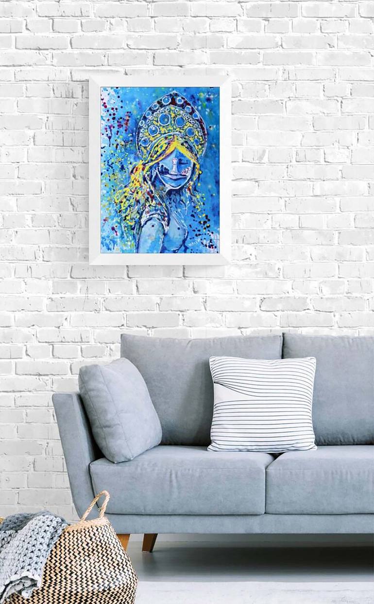 Original Abstract Painting by Diana Dimova -TRAXI 