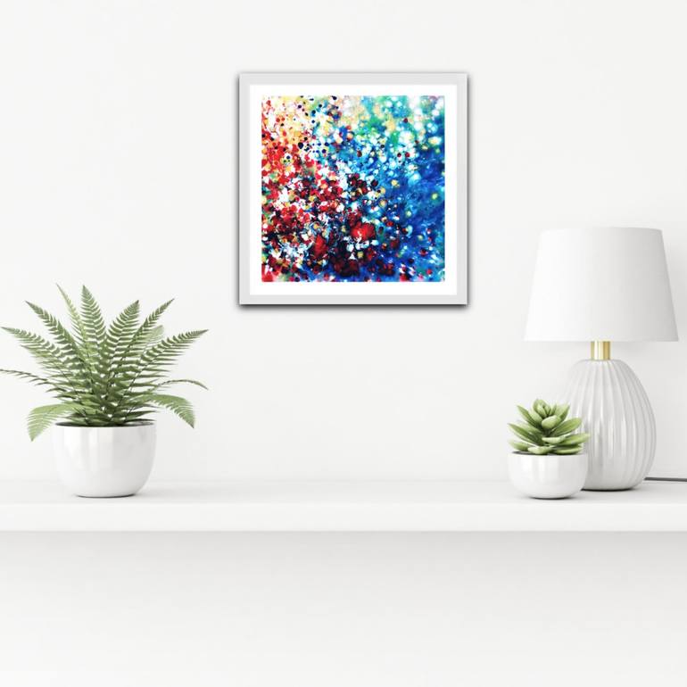 Original Abstract Painting by Diana Dimova -TRAXI 