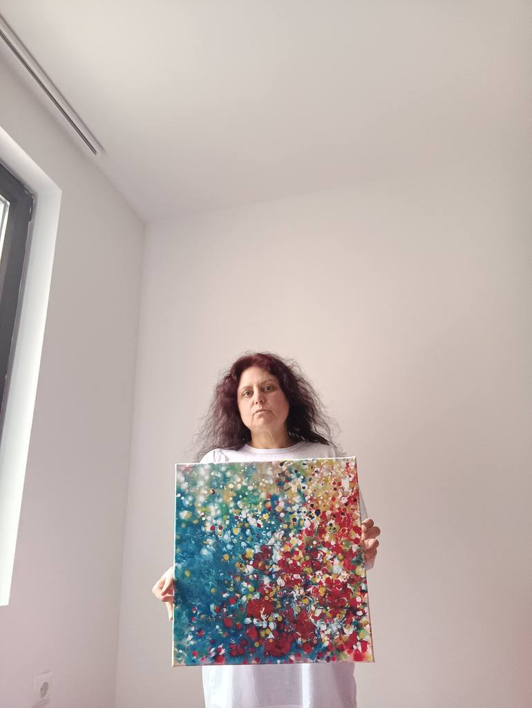 Original Abstract Painting by Diana Dimova -TRAXI 