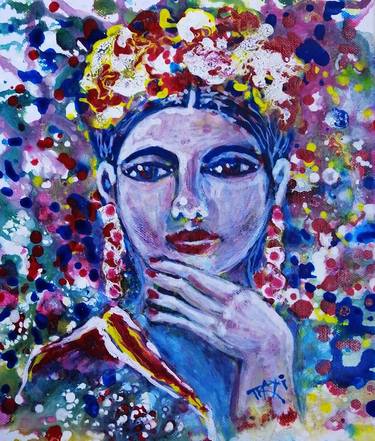 Print of Abstract Portrait Paintings by Diana Dimova -TRAXI