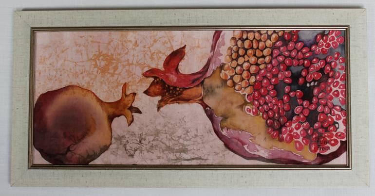 Original Illustration Nature Painting by Feruza Alieva