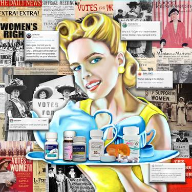 Original Women Collage by Housewife Rebellion by Nicole Heere