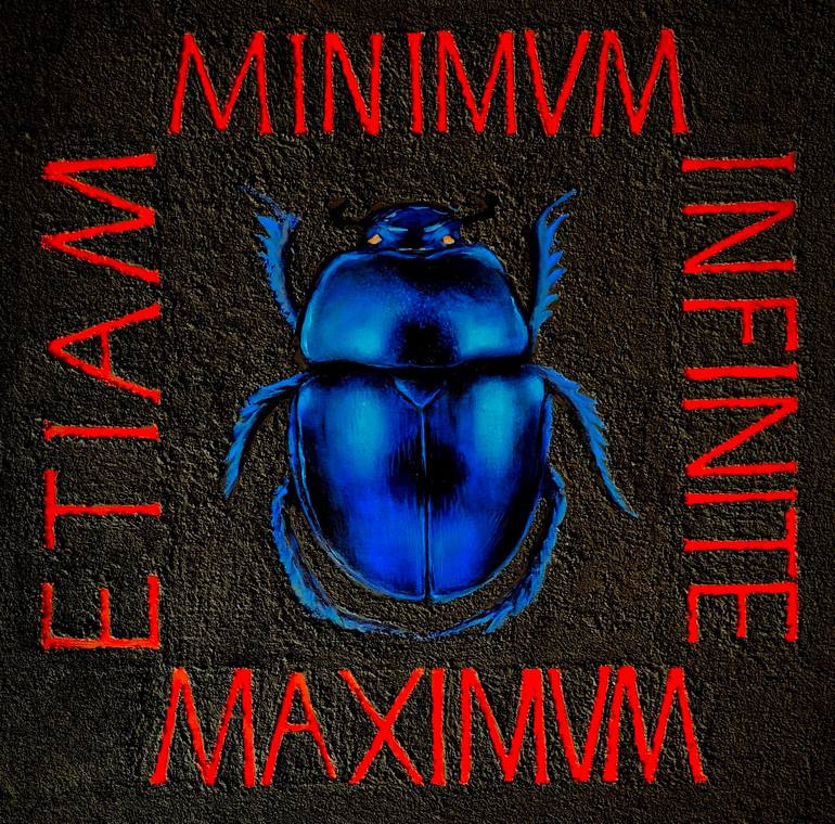 Maximal Insect ETIAM MINIMUM INFINITE MAXIMUM. Insect collection oil painting Painting ...