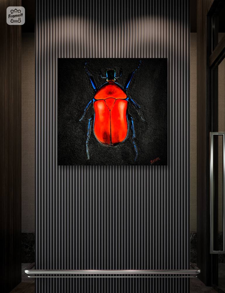 Original Conceptual Animal Painting by Mariia Baskal