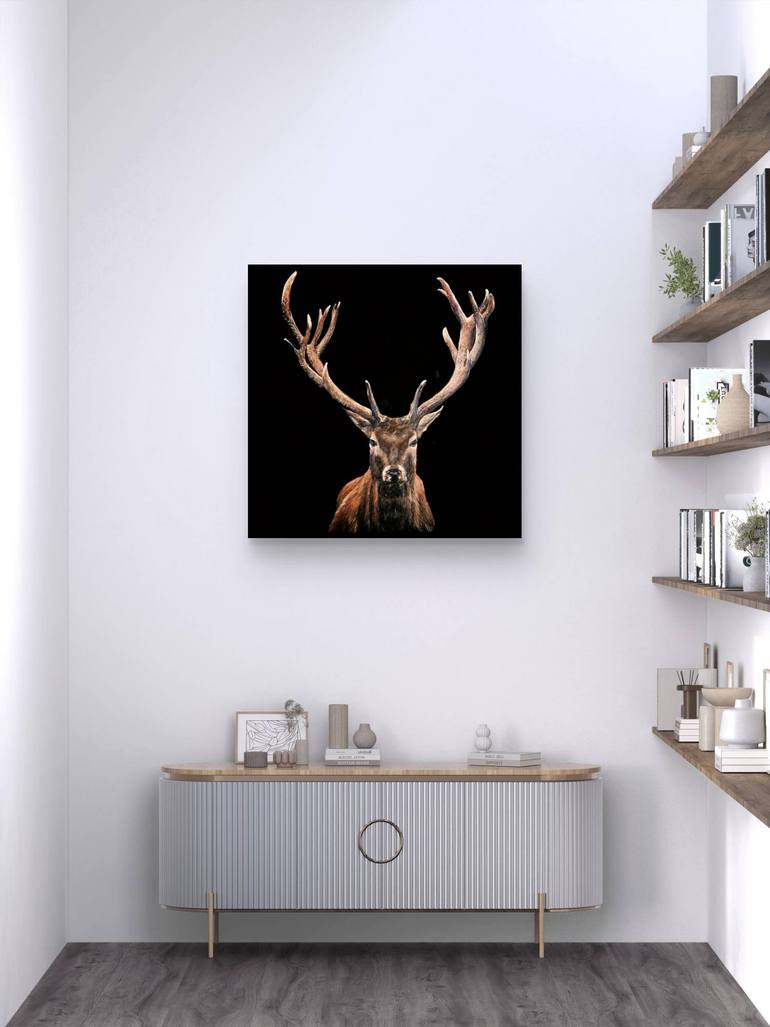 Original Contemporary Animal Painting by Mariia Baskal
