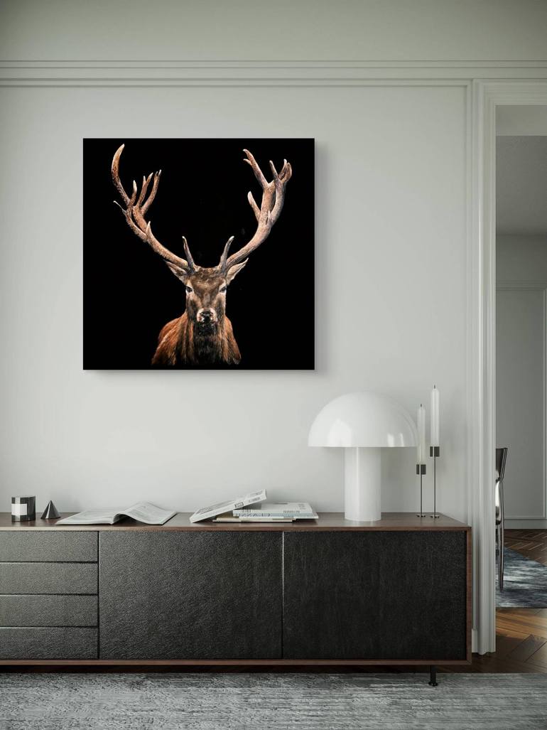 Original Contemporary Animal Painting by Mariia Baskal