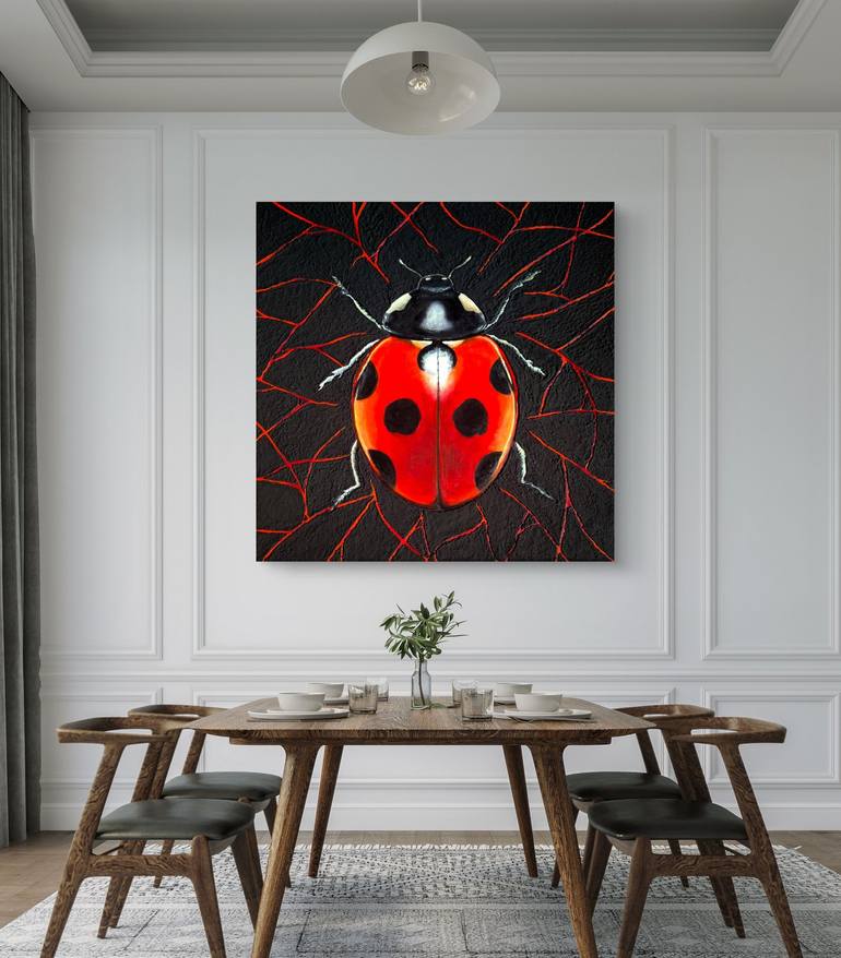 Original Black & White Animal Painting by Mariia Baskal
