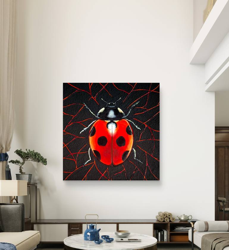 Original Black & White Animal Painting by Mariia Baskal