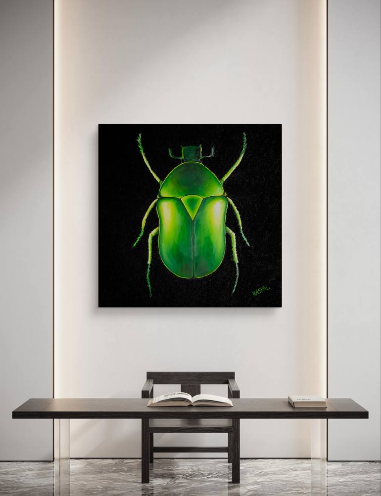 Original Conceptual Animal Painting by Mariia Baskal
