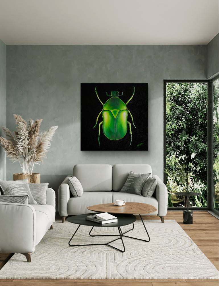 Original Conceptual Animal Painting by Mariia Baskal