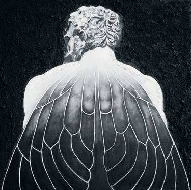 Original Black & White Animal Painting by Mariia Baskal