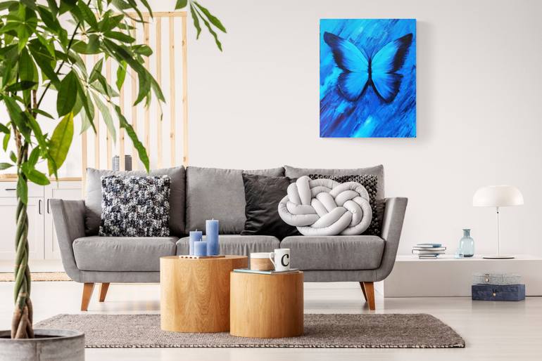 Original Abstract Expressionism Abstract Painting by Mariia Baskal