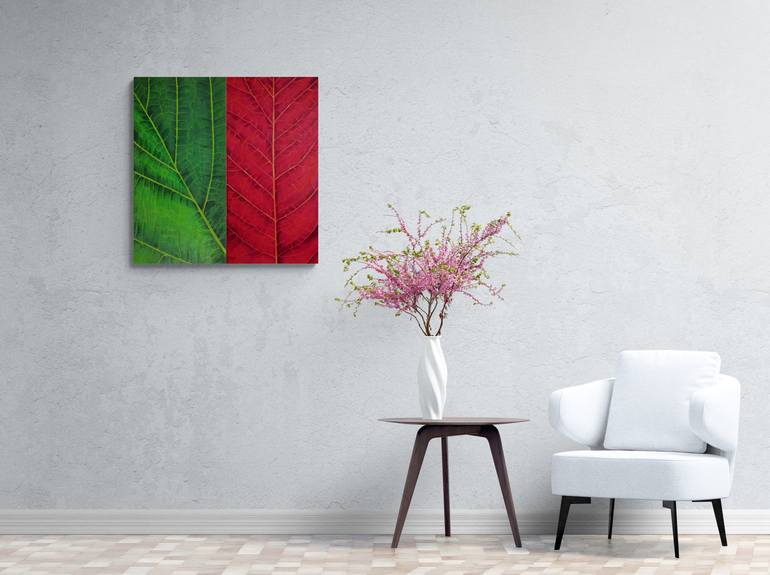 Original Abstract Botanic Painting by Mariia Baskal