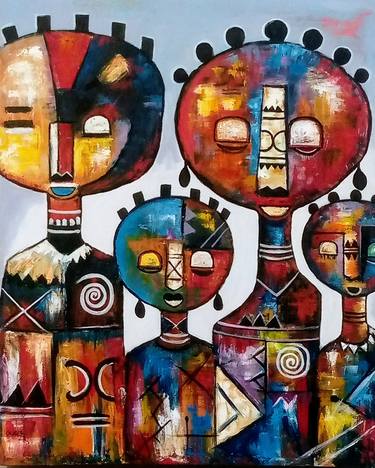 Original Abstract Paintings by Tony OWERE