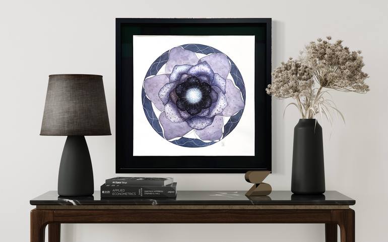 Original Contemporary Floral Painting by Sylvie Berthelot-Planques