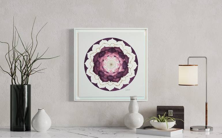 Original Floral Painting by Sylvie Berthelot-Planques