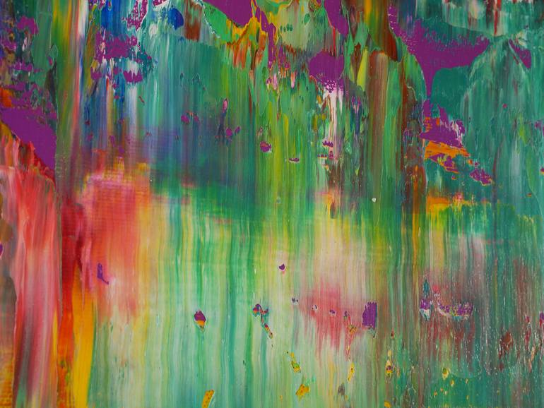 Original Abstract Expressionism Abstract Painting by Vadim Shamanov