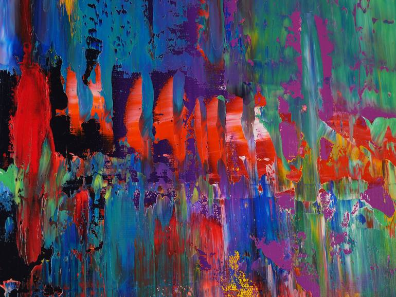 Original Abstract Expressionism Abstract Painting by Vadim Shamanov