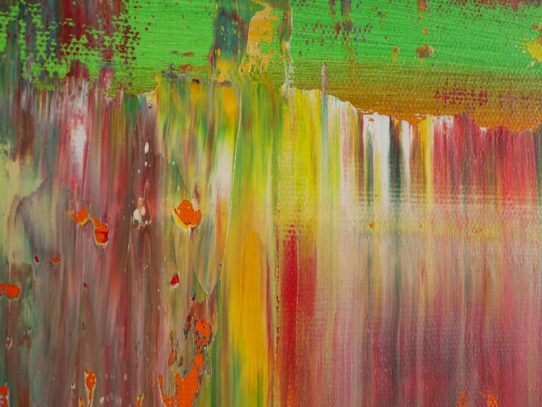 Original Abstract Expressionism Abstract Painting by Vadim Shamanov