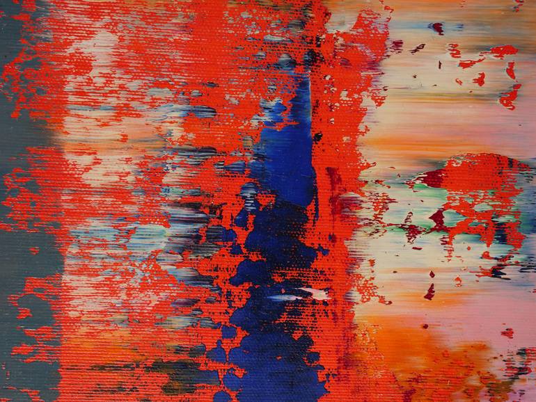 Original Abstract Expressionism Abstract Painting by Vadim Shamanov